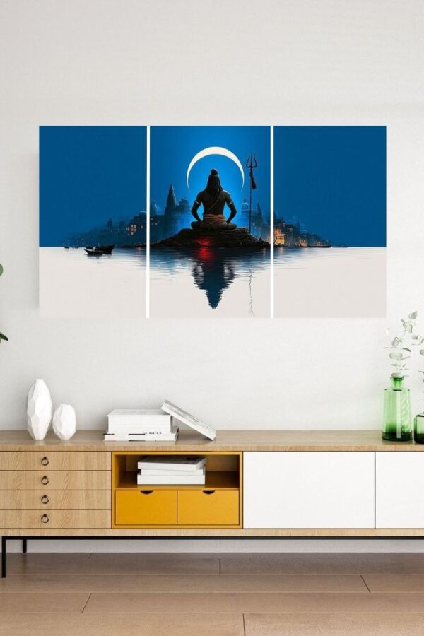 Mahadev | 3-pieces-split-posters | Devotional