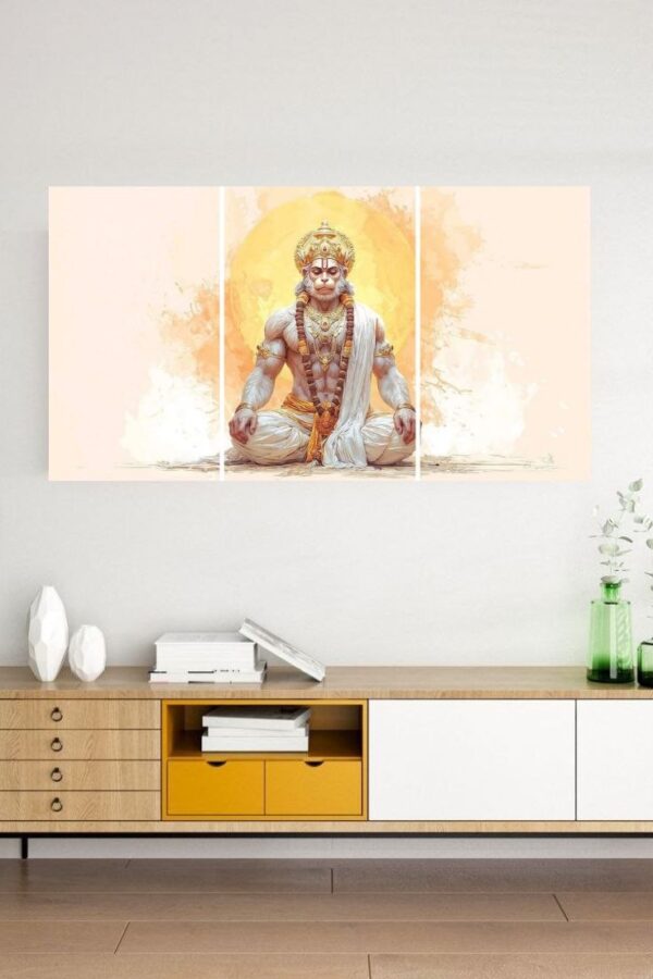 Hanuman | 3-pieces-split-posters | Devotional |