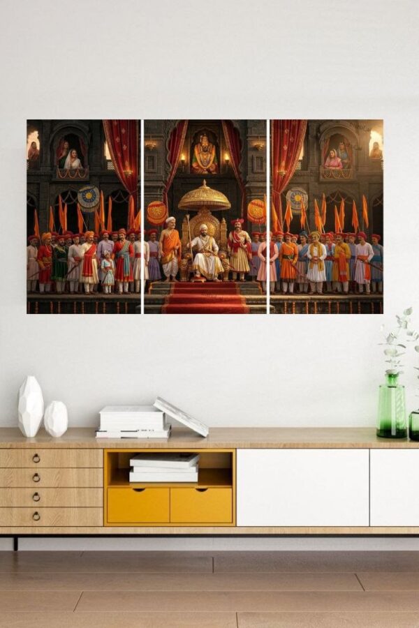 Chatrapati Shivaji Maharaj |3-pieces-split-posters | Devotional |
