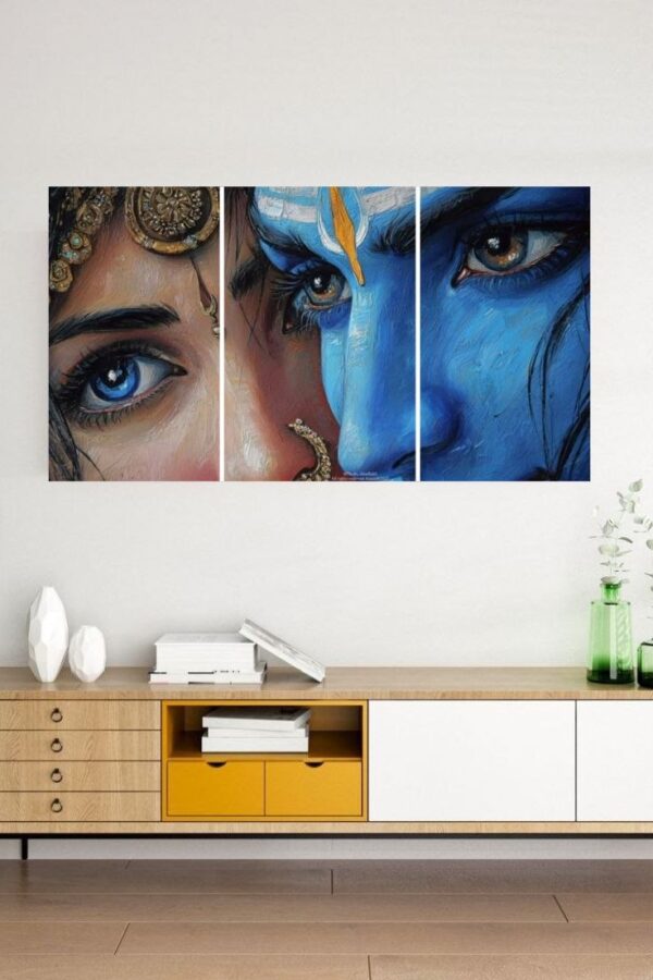 Mahadev Parvati | 3-pieces-split-posters | Devotional |