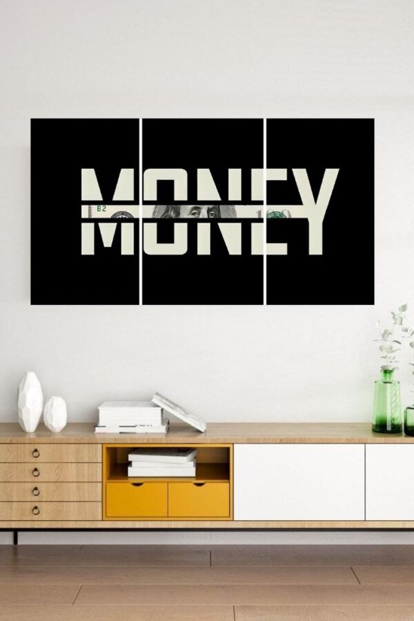 Money | Motivation | 3-Pieces Split Posters |