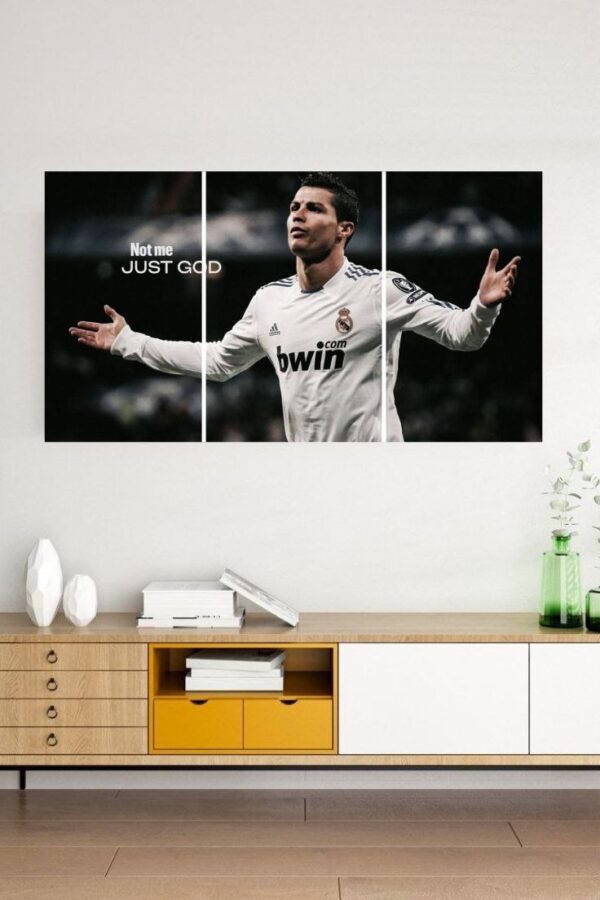 Cristiano Ronaldo | Motivation | 3-Pieces Split Posters